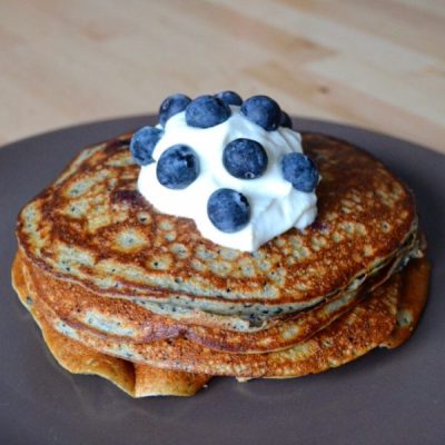 Tortitas-de-arándanos