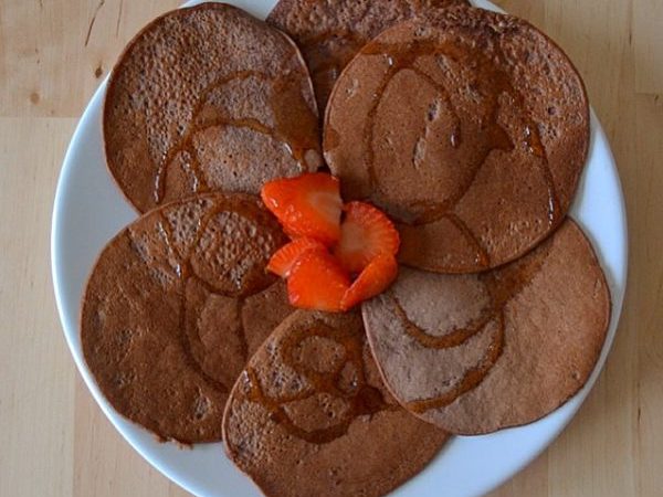 TORTITAS DE CHOCOLATE Y CREMA DE CACAHUETE
