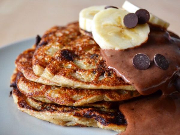 TORTITAS VEGANAS DE PLÁTANO