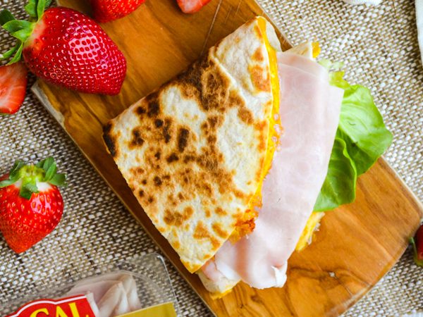 WRAP DE MODA CON TORTILLA Y JAMÓN