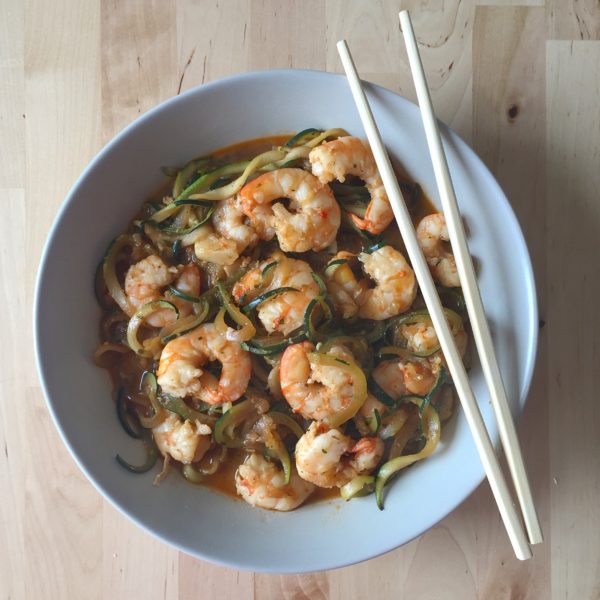Zoodles-con-gambas